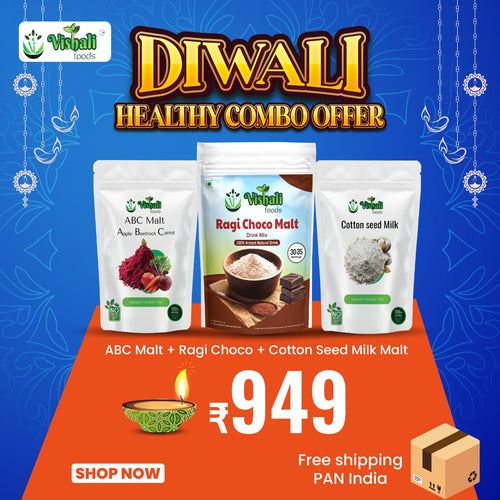 ABC Malt + Ragi Choco + Cotton Seed Milk Malt