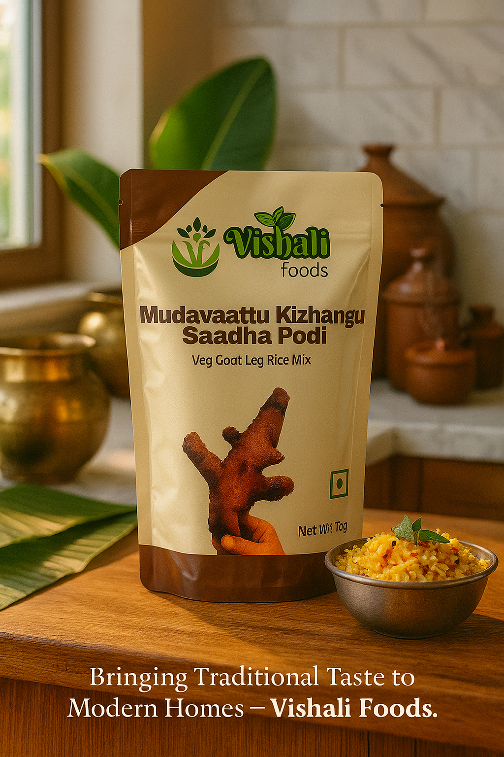 Mudavattu Kizhangu Rice Mix (Arrowroot Rice Mix)